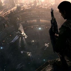 Un fond d'écran du regretté Star Wars 1313, pourtant très intrigant.
