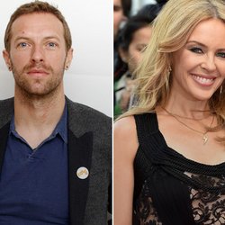 Chris Martin et Kylie Minogue
