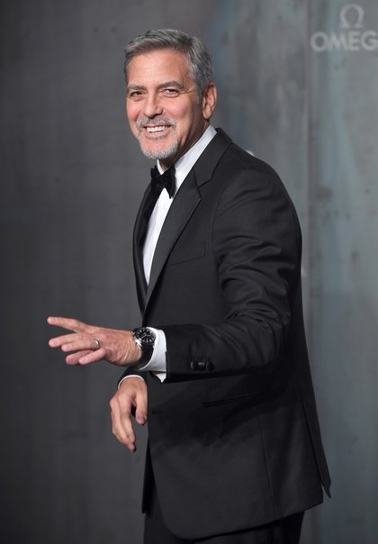 Georges Clooney à la soirée Omega
