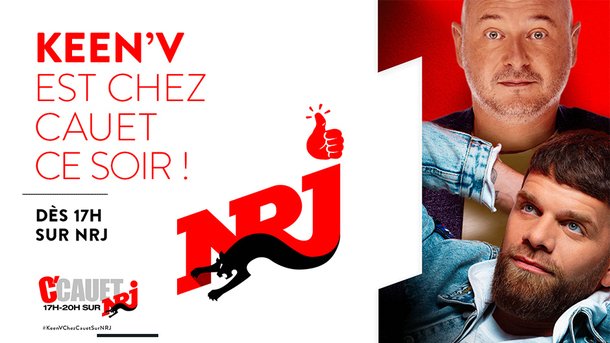 Keen'V invité chez Cauet lundi 3 décembre