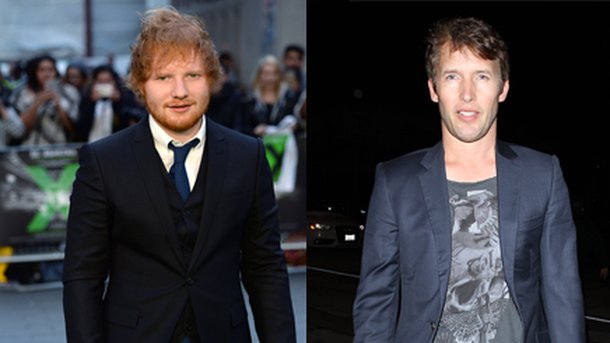 Ed Sheeran prête main forte à James Blunt sur de nouveaux morceaux