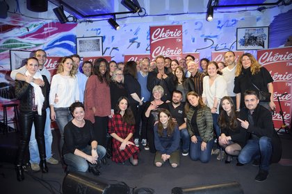 Sting et les gagnants Chérie FM