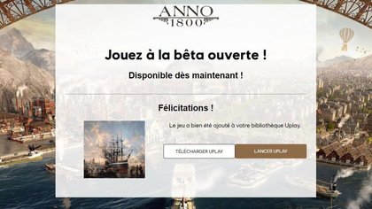 Démarche pour activer la bêta via l'Ubisoft Store (2/2)