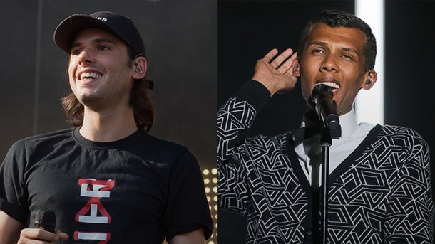 Orelsan et Stromae: ensemble sur scène pour interpréter «La Pluie»