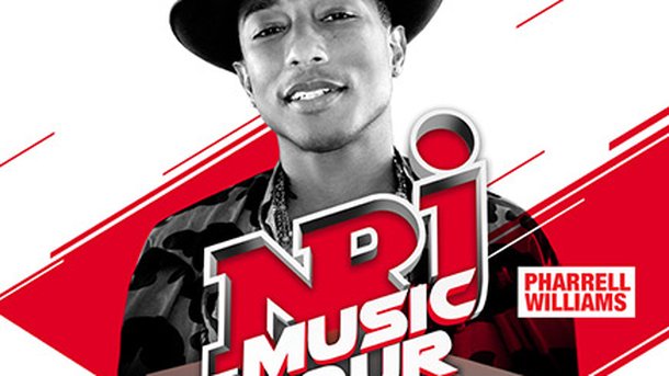 Exclu :  Pharrell Williams au NRJ Music Tour de Paris !