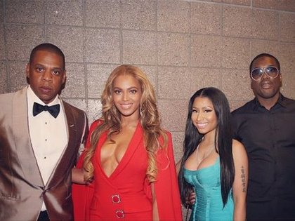 Beyoncé, Jay Z, Nicki Minaj et Meek Mill