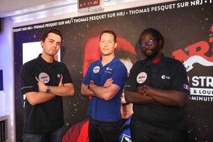 Thomas Pesquet dans l'émission NRJ Radio Stream