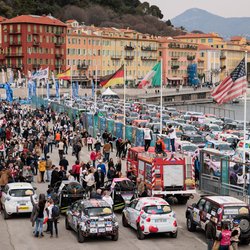 Départ officiel – Quai de l’Amiral Infernet – Nice