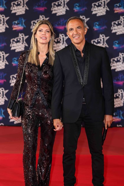 Nikos Aliagas et Tina Grigoriou - Le Tapis Rouge - NRJ Music Awards 2025