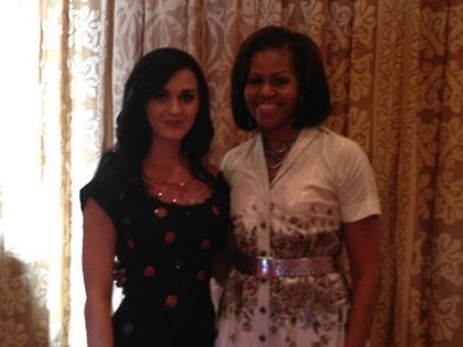 Katy Perry déjeune avec Michelle Obama