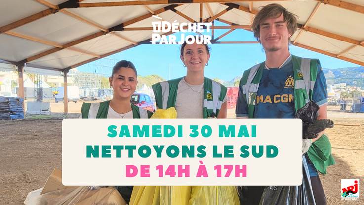 🌍 Nettoyons le Sud avec NRJ : rendez-vous à Marseille pour une grande collecte solidaire ! ♻️