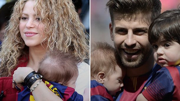 Shakira : un match en famille!