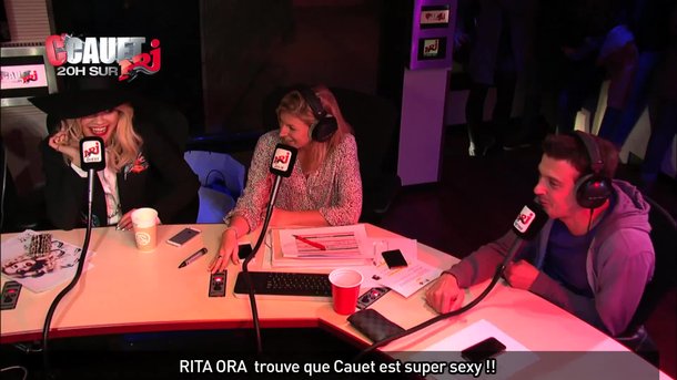 Rita Ora trouve que Cauet est super sexy