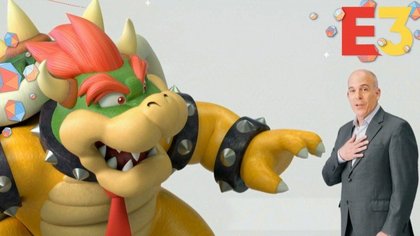 Doug Bowser et le personnage Bowser, lors du Nintendo Direct.