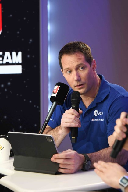 Thomas Pesquet dans l'émission NRJ Radio Stream
