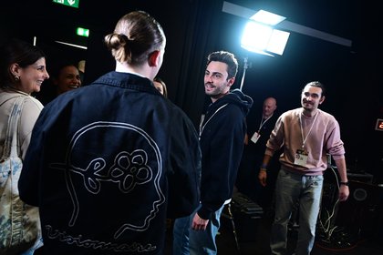 Pierre Garnier et Louis - J-1 avant la cérémonie des NRJ Music Awards 2024