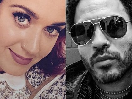 Lenny Kravitz et Katy Perry