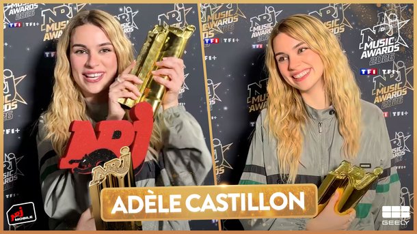 "Je suis un peu choquée" : Adèle Castillon émue après son trophée de la Chanson Francophone
