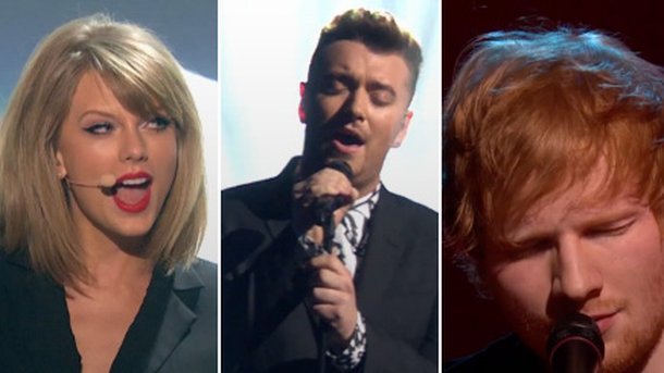 Taylor Swift, Ed Sheeran, Sam Smith : les lives des Brit Awards!
