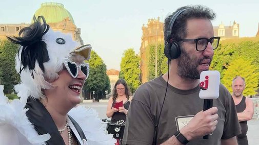 On est à Lille et on découvre Laurie, championne du monde de cri de la mouette 😄
