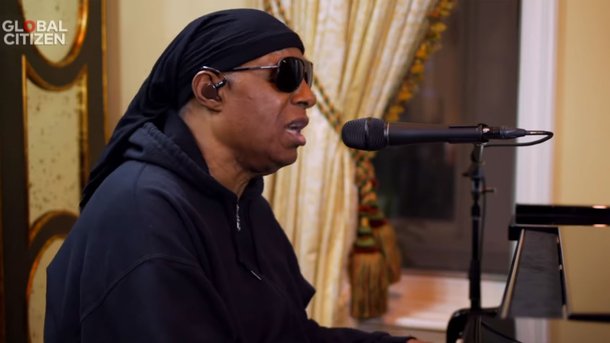 One World Together At Home : Stevie Wonder - Lean On Me & Love's In Need of Love Today