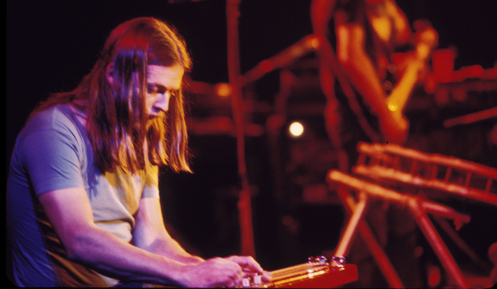 David Gilmour, Pink Floyd live - Los Angeles, Californie 1975