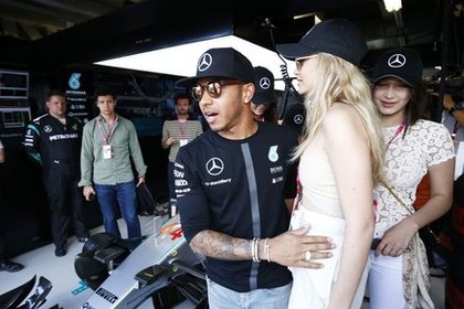 Lewis Hamilton et Gigi Hadid -Grand Prix de Monaco-le 24 mai