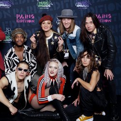 Catherine Ringer et son groupe - Photocall NRJ Music Awards Paris Edition