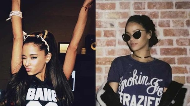 Rihanna s’éclate au concert d’Ariana Grande!