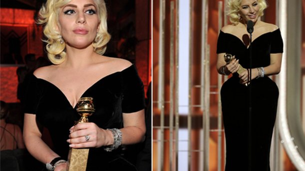 Lady Gaga : récompensée par un Golden Globe!