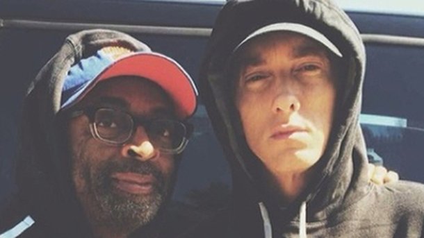 Eminem : en tournage avec Spike Lee