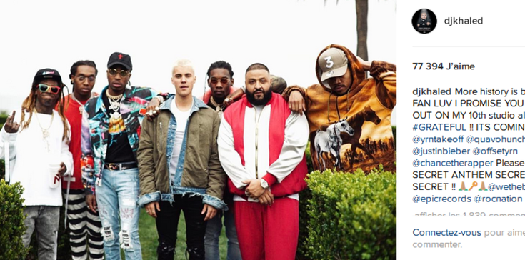 DJ Khaled clip Justin Bieber