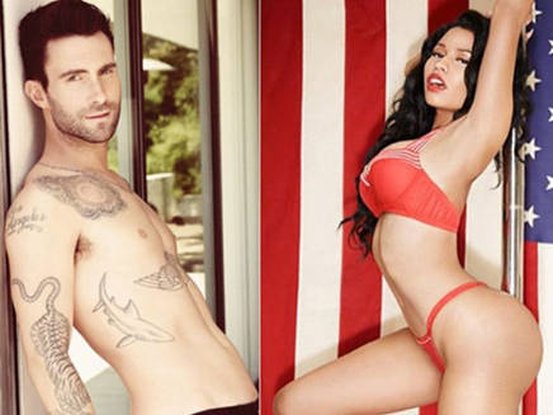 Adam Levine et Nicki Minaj