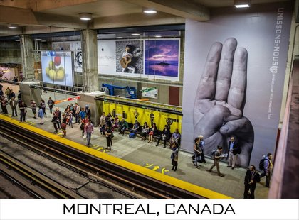 Le signe de ralliement à Montréal
