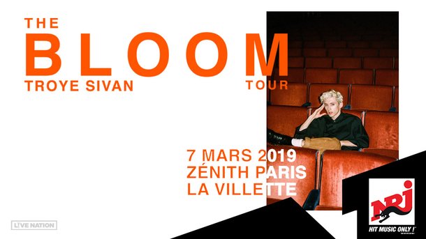 Troye Sivan en concert au Zénith de Paris le 7 mars 2019!
