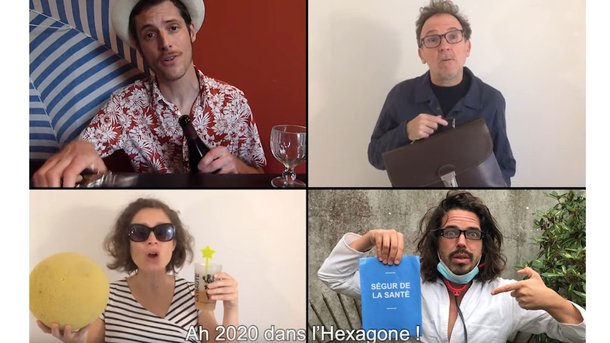 2020 dans l'Hexagone - Les Goguettes (en trio mais à quatre) - Parodie de "Hexagone" de Renaud
