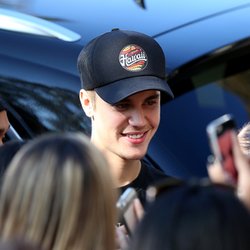 Justin Bieber avec ses fans en Australie