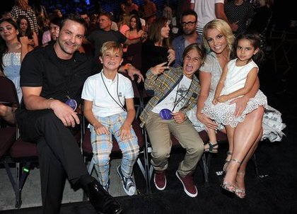 Britney Spears et sa famille aux Teen Choice Awards