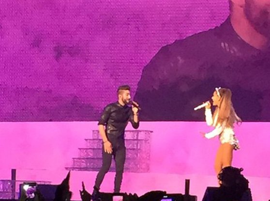 Kendji Girac et Ariana Grande au Zénith