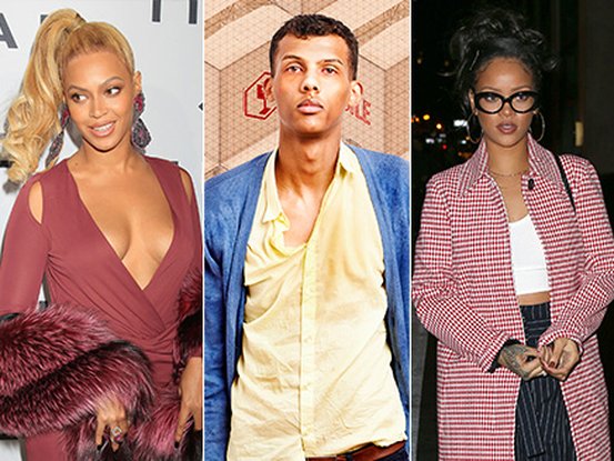 Beyoncé, Stromae et Rihanna