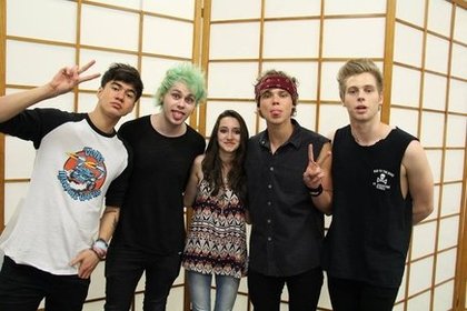 Lundi 23 Juin 2014 avec les 5SOS
