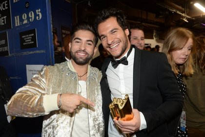 Kendji Girac et Amir - Backstage NRJ Music Awards 2016