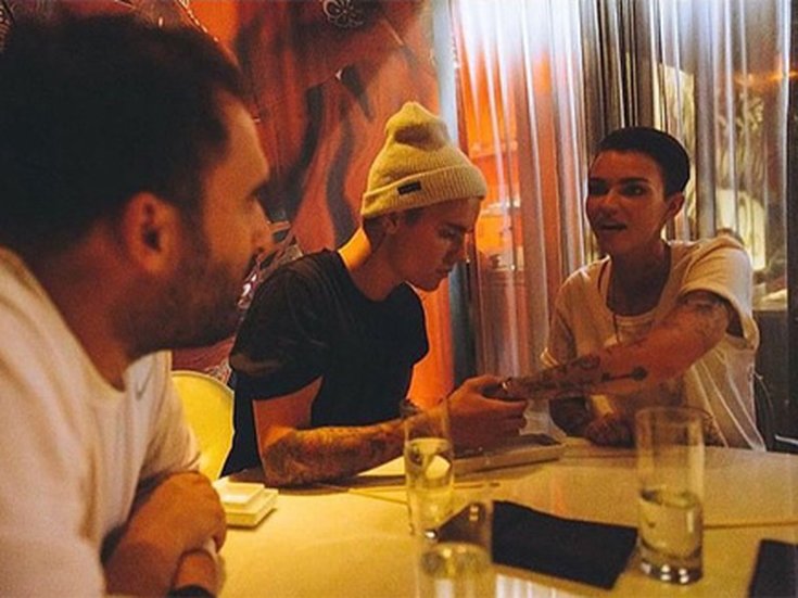 Justin Bieber et Ruby Rose