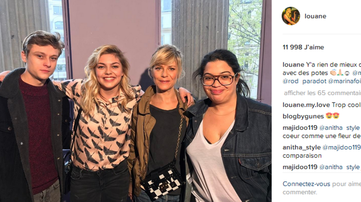 Louane et ses amis