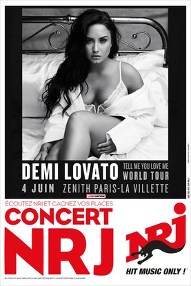 Demi Lovato en concert avec NRJ