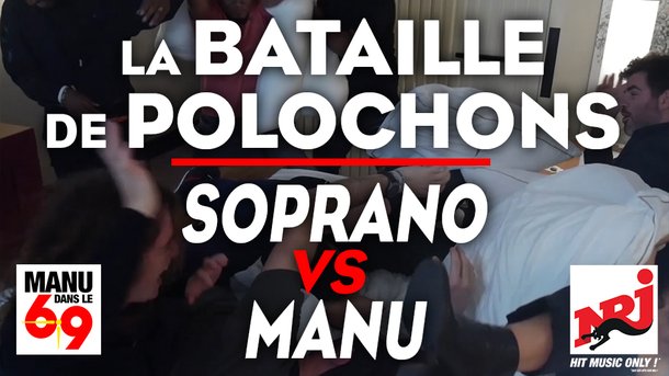 La Bataille de polochons : Soprano VS Manu ! - Manu dans le 6/9 sur NRJ
