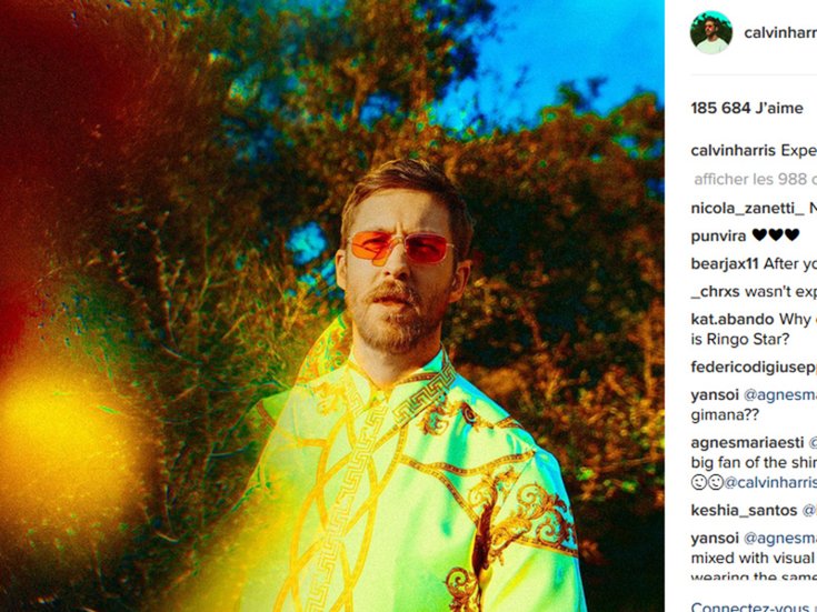 Calvin Harris - Instagram