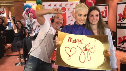 Katy Perry chez Cauet sur NRJ