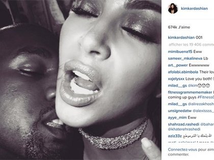 Kim Kardashian et Kanye West : les photos de leur soirée très hot!
