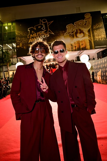 Jamie Miller et Antonio Cipriano - Le Tapis Rouge - NRJ Music Awards 2026